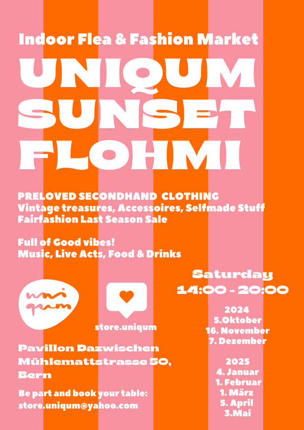 Indoor Flea & Fashion Market
UNIQUM SUNSET FLOHMI