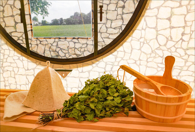 Sauna in der Natur