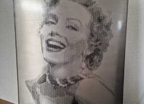 Marilyn Monroe in Gravur