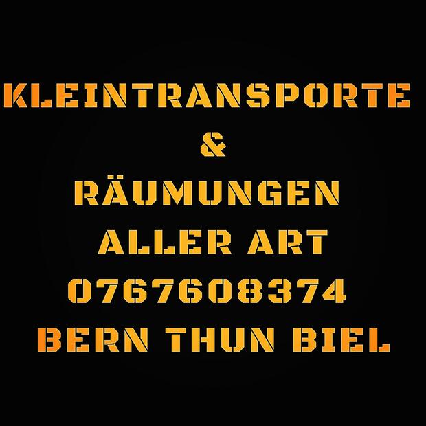 Chrigu's Kleintransporte und Räumungen aller Art...