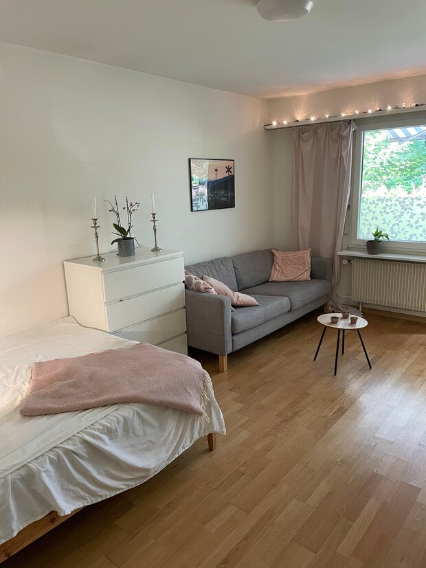 Beautiful 1.5 bedroom flat with private garden for sublet