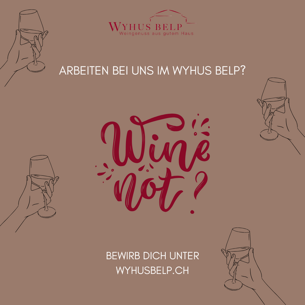 Wir suchen dich! Ist bei dir auch immer Zeit für Wein?...