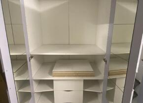 Ikea Pax Schrank 150cm Glanz blaugrau