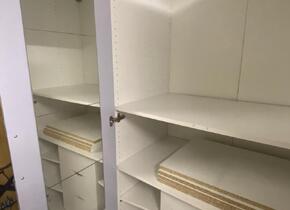 Ikea Pax Schrank 150cm Glanz blaugrau