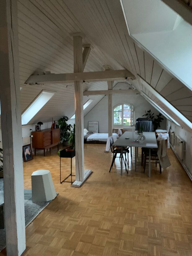 Schöne Wohnung mit Loft-Vibe direkt an der Limmat