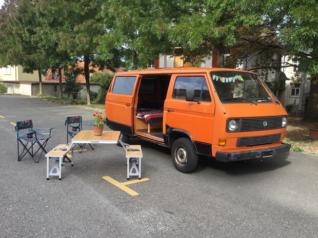 VW T3 Typ 2, inkl. Campingausrüstung und revidiertem Motor