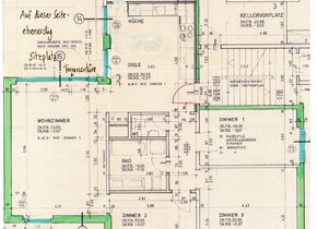 Ruhige Wohnung mit Gartensitzplatz im Grünen und Garage...