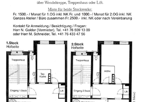 Schönes Atelier / Büroräume zur Zwischennutzung