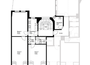 Sanierte 3-Zimmer-Wohnung mit Dachterrasse nahe Bahnhof