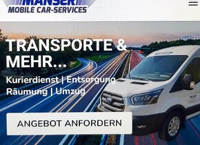 Manser Transporte und Entsorgungen  Mobile Car - Services...