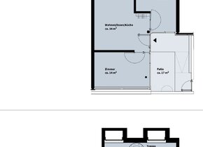 3 Zimmer Tiny Home Wohnung