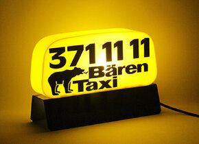 Vintage BÄREN TAXI - Dachleute, ein neu aufgebautes...