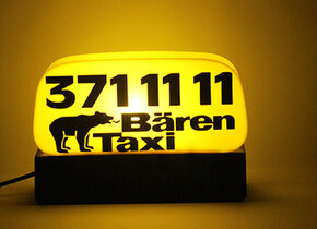 Vintage BÄREN TAXI - Dachleute, ein neu aufgebautes...