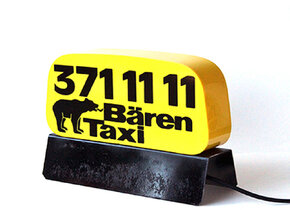 Vintage BÄREN TAXI - Dachleute, ein neu aufgebautes...