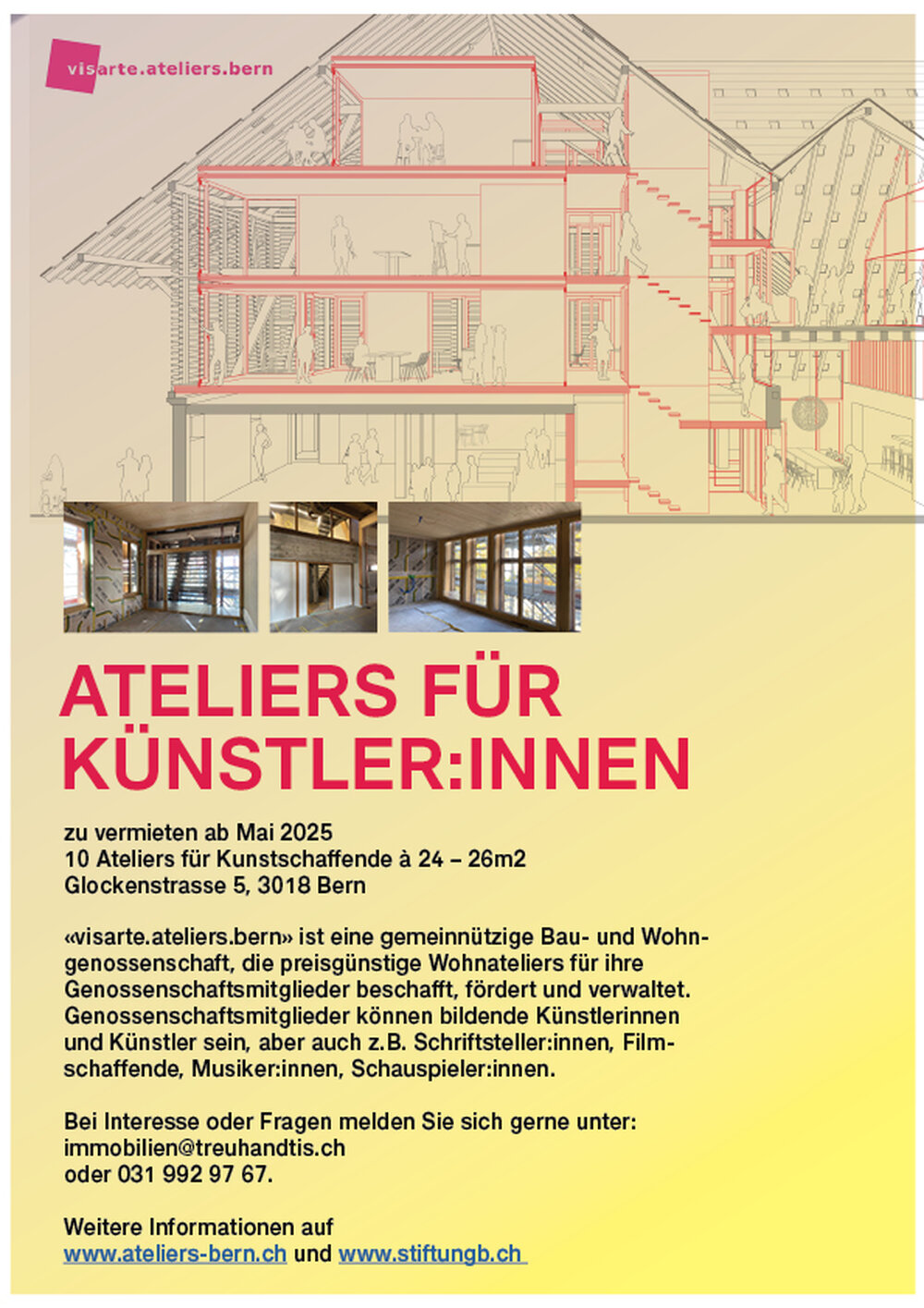 Ateliers für Künstler:innen