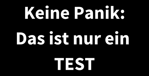 Das ist ein Ron Orp Test Inserat