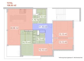 WG Gspänli für 2024 renovierte 106 m2 helle Wohnung mit...