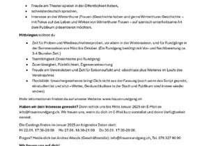 Stadtrundgängerinnen gesucht