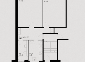 Möblierte Untermiete: 2-Zimmerwohnung mit Garten 4-5...