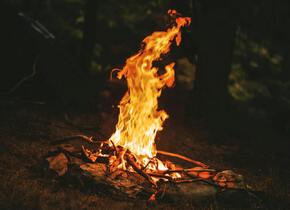 Waldbaden Thema Feuer