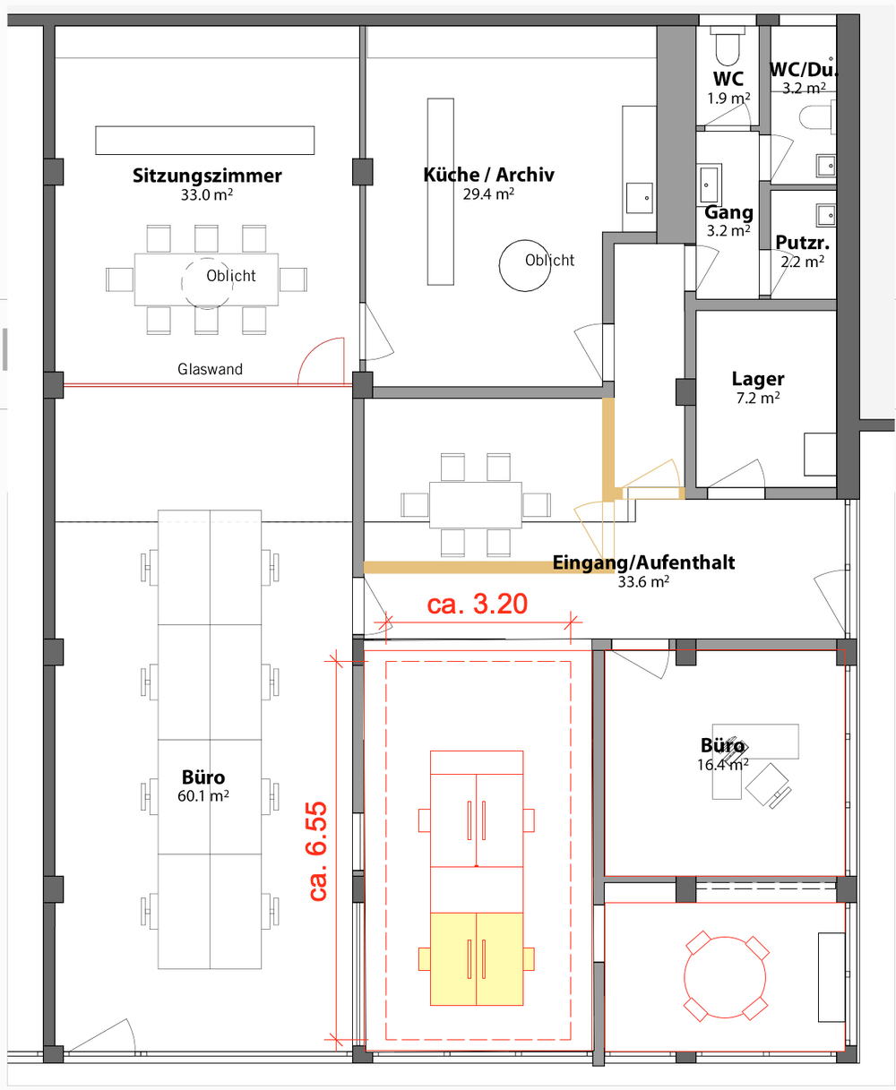 Arbeitsplatz zu vermieten 8037 Wipkingen