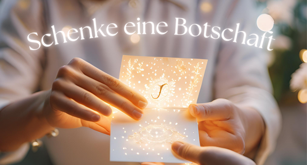 Geschenk gesucht? Verschenke eine persönliche Botschaft!