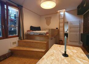 Leben in einem indoor Tiny House direkt an der Limmat ?