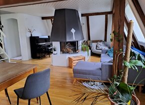 WG-Zimmer mit privater Dachterrasse und Wäscheturm...