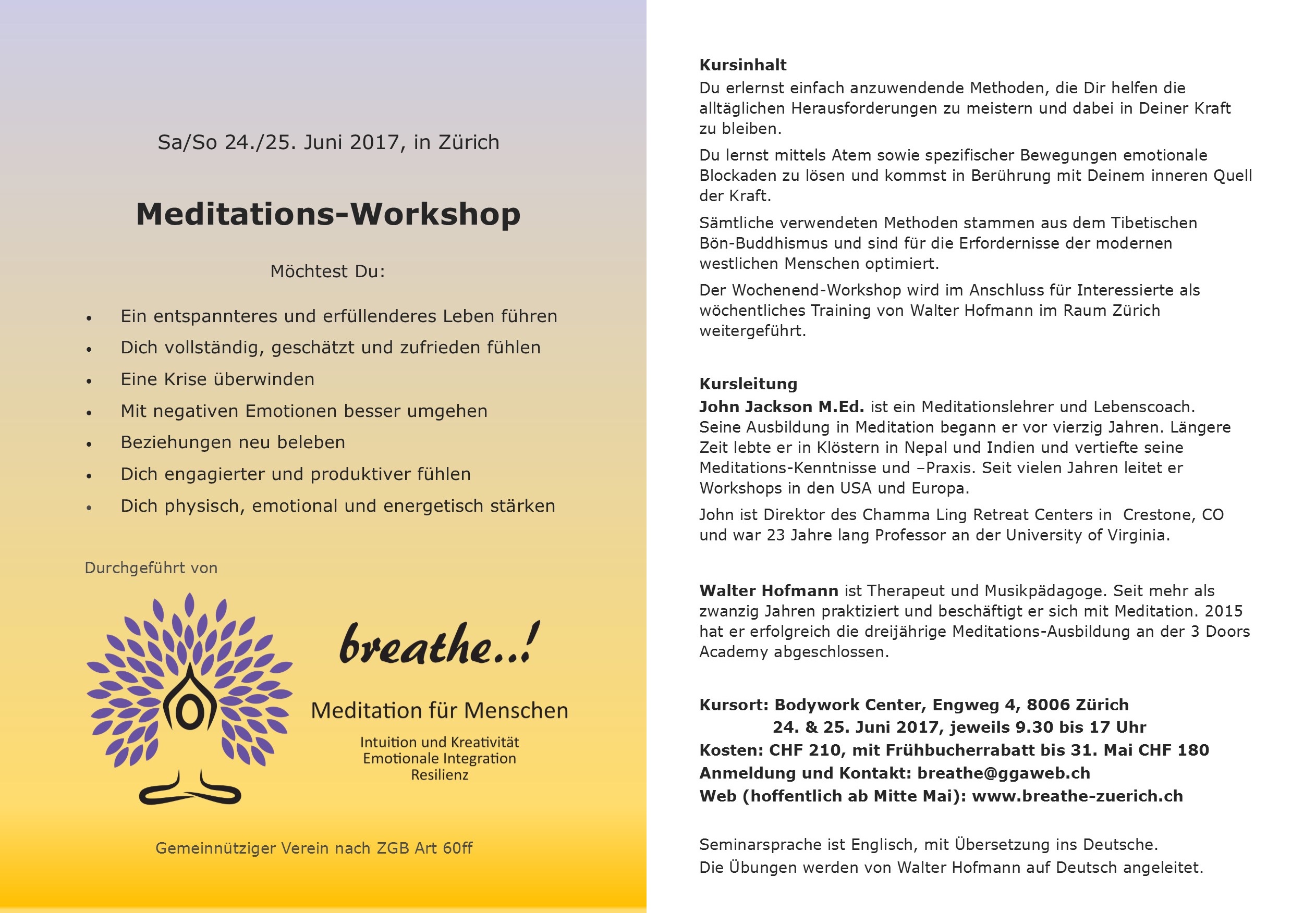 Meditations-Workshop