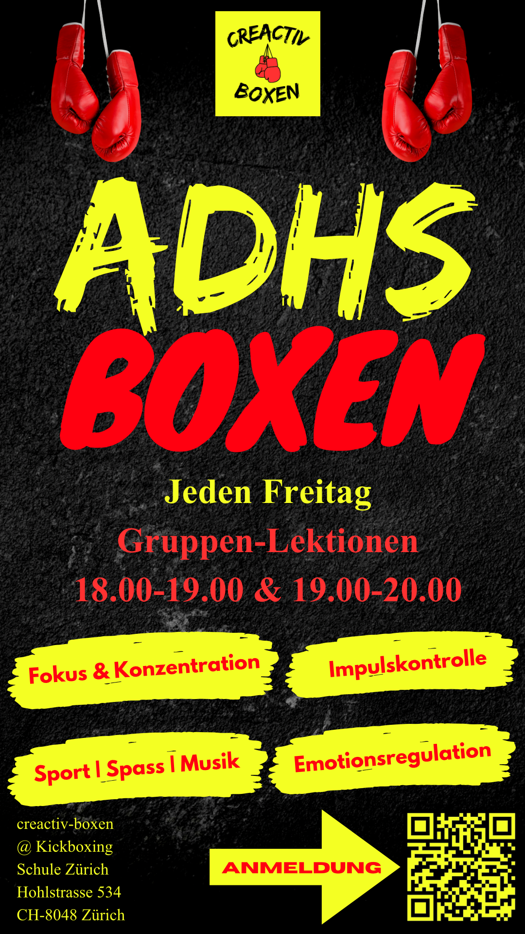 ADHS-BOXEN für Menschen mit AD