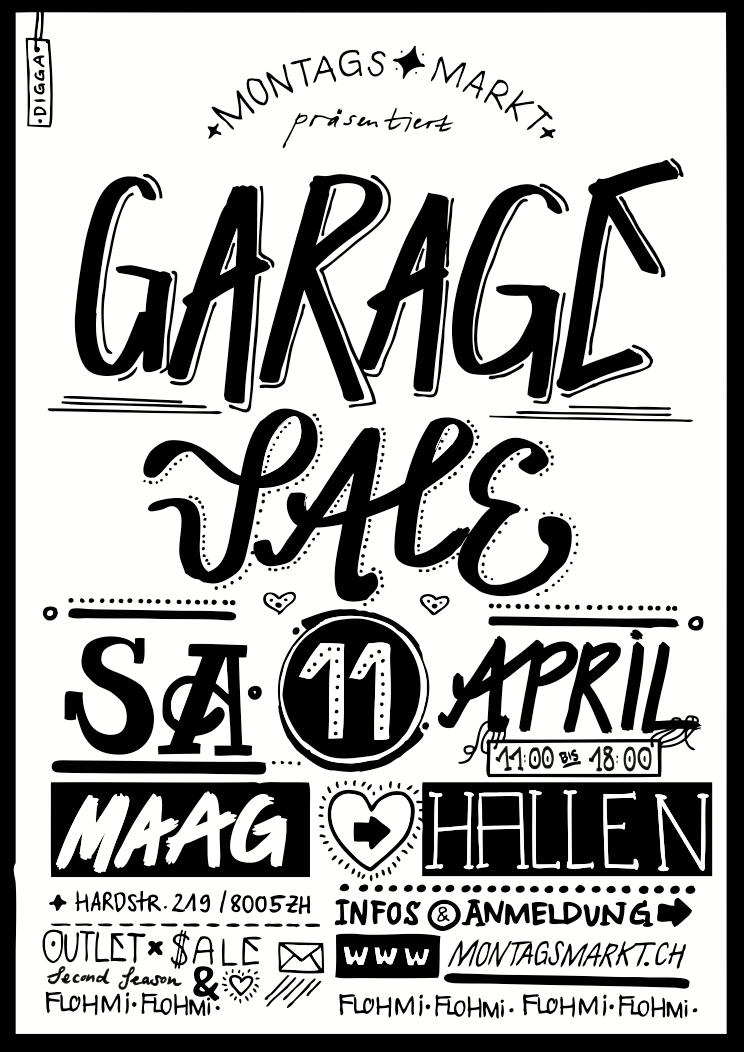 GARAGE SALE - SA 11. April - M